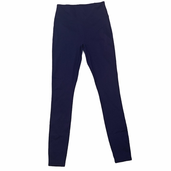 Fabletics Motion365 Trinity Hi Waisted Leggings Navy Blue - Picture 1 of 12